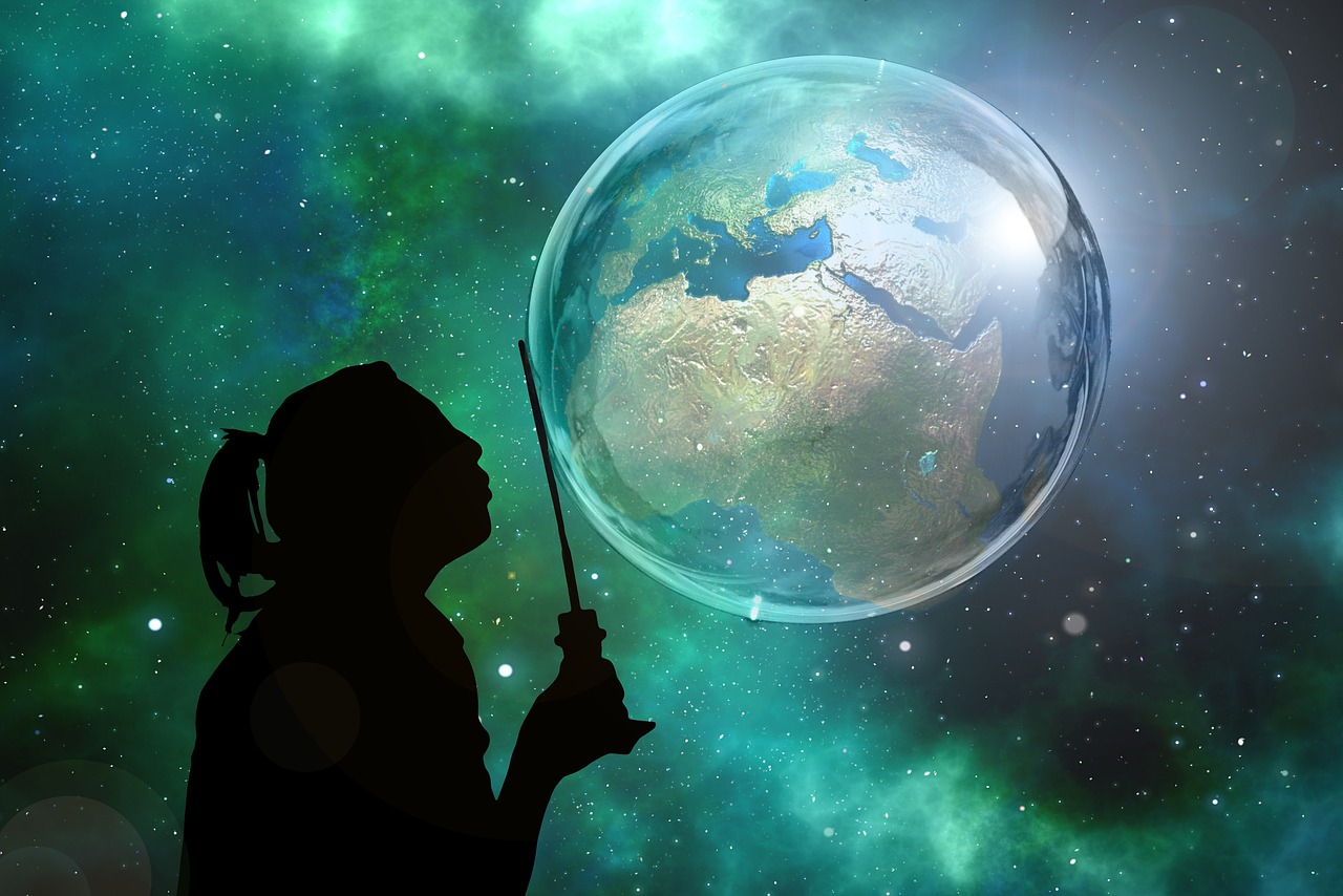 soap bubble, globe, earth, world, galaxy, global, world travel, future, reality, image, dream, illusion, to shine through, transparency, woman, reality, reality, reality, reality, reality