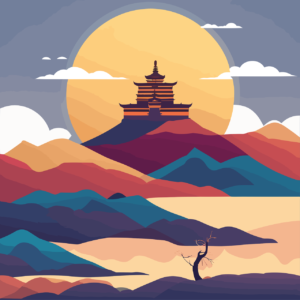 dawn, tibet, temple, meditation, buddha, tranquility, enlightenment, peace, spirituality, symbolism, nature, harmony, mantra, buddha purnima, awareness, wisdom, simplicity, silence, karma, perception, balance