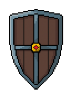 pixel art, medieval shield, heraldic shield, coat of arms, pixel shield, 8-bit, retro game element, medieval pixels, pixel emblem, fantasy shield, knight shield, medieval icon, pixel weapon, vintage style, pixel illustration, defense symbol, historical pixel art, war item, defense item, wooden shield