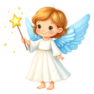 angel, wand, star wand, magical, fairy angel, guardian angel, cute angel, cartoon, celestial being, art, angel wings illustration, magical dust effect, spiritual cartoon art, blessing angel design, holy spirit cartoon, celestial magic art, heavenly magic character, fantasy angel design