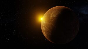 mercury, planet, space, sphere, night sky, universe, cosmos, planetary, orbit, galaxy, nature, astronomy, stars, sun, milky way, sky, outer space