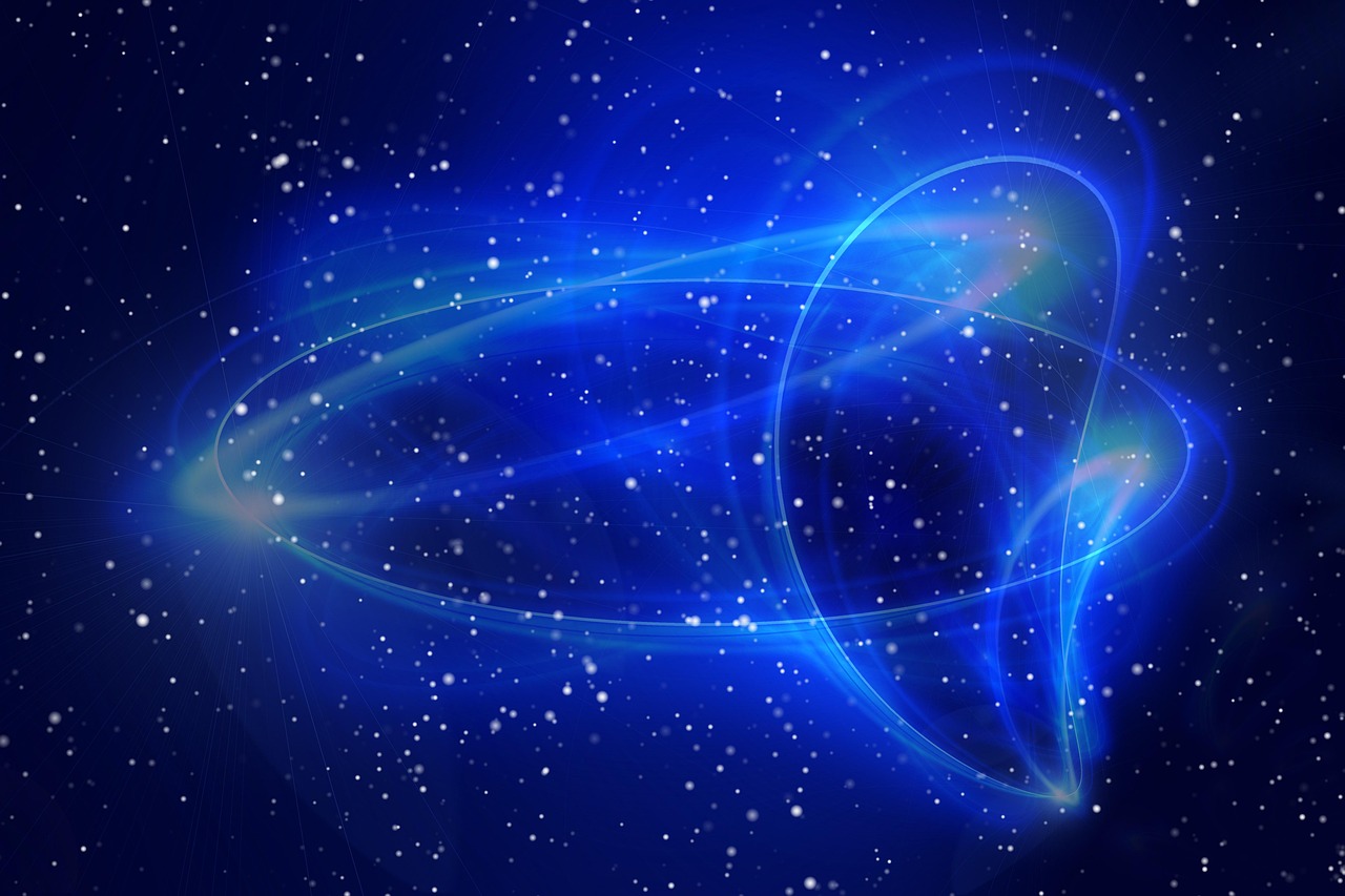 waves, quantum physics, particles, abstract, artificial intelligence, computer science, technology, template, energy, curve, graphics, universe, vibration, smoke, fog, stars, space