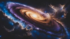 ai generated, cosmic, nebula, planet, ringed, alien, bioluminescent, galaxy, stellar, asteroid, space, vibrant, celestial, ethereal, galactic, swirling, expanse, planetary, dust, star, cluster, radiance, otherworldly